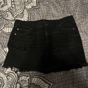 American Eagle size 16 black jean skirt